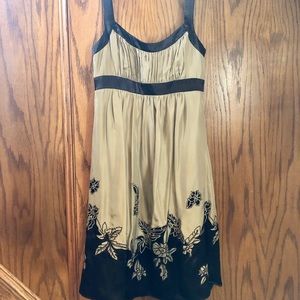 BCBG MAX AZRIA woven silk dress size 0 NWT